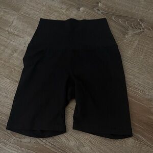 Women's Black Biker Shorts